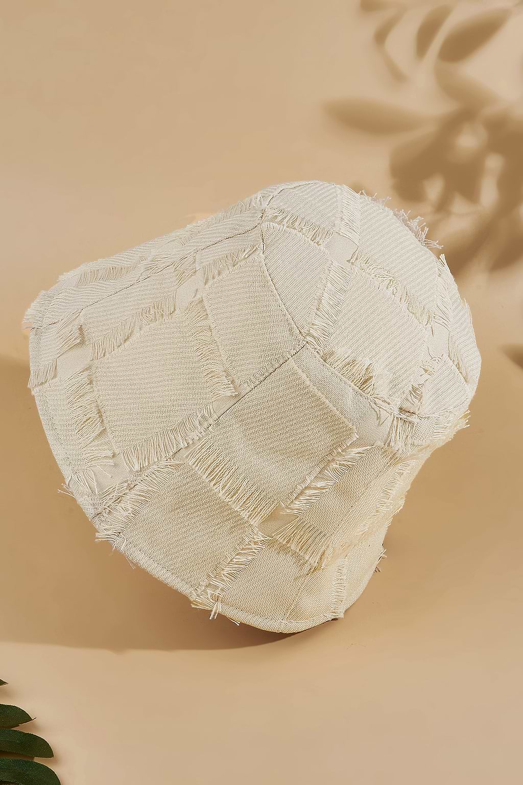 Khaki Fringe Bucket Hat