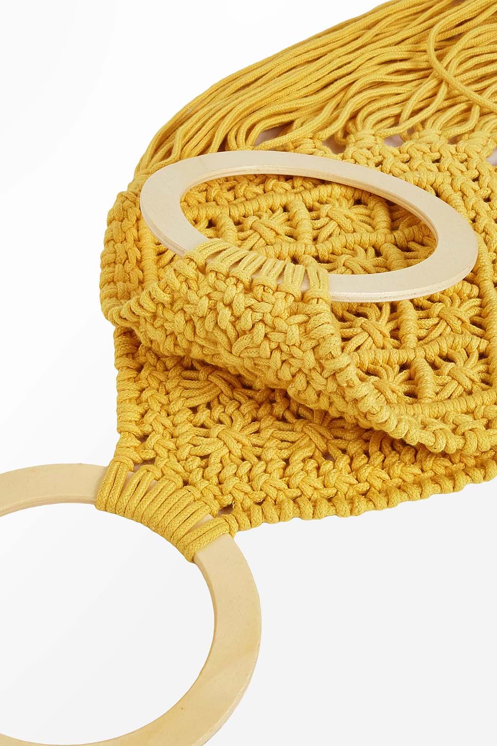 Sac à main à franges en crochet