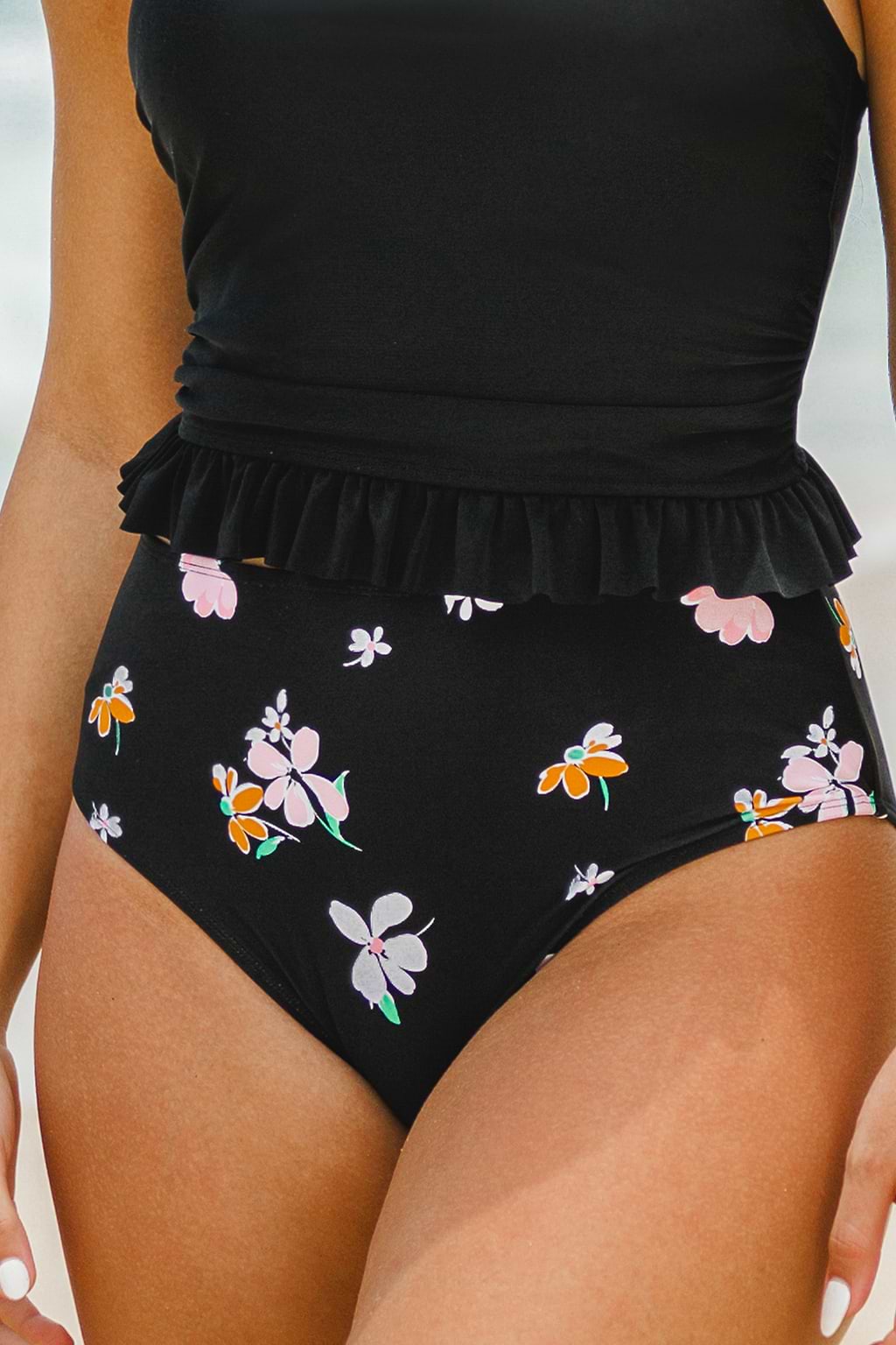 Sensorial Spring Daisy Fresh High-Rise Bikini Bottoms