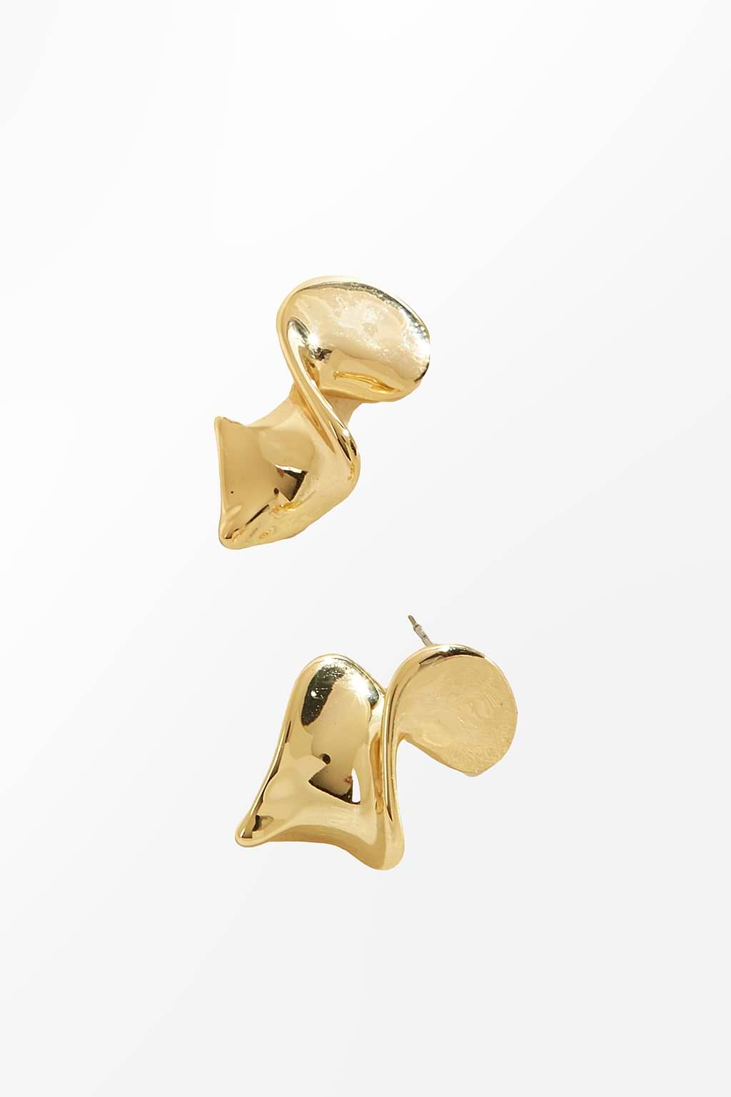 Boucles d'oreilles torsadées en laiton