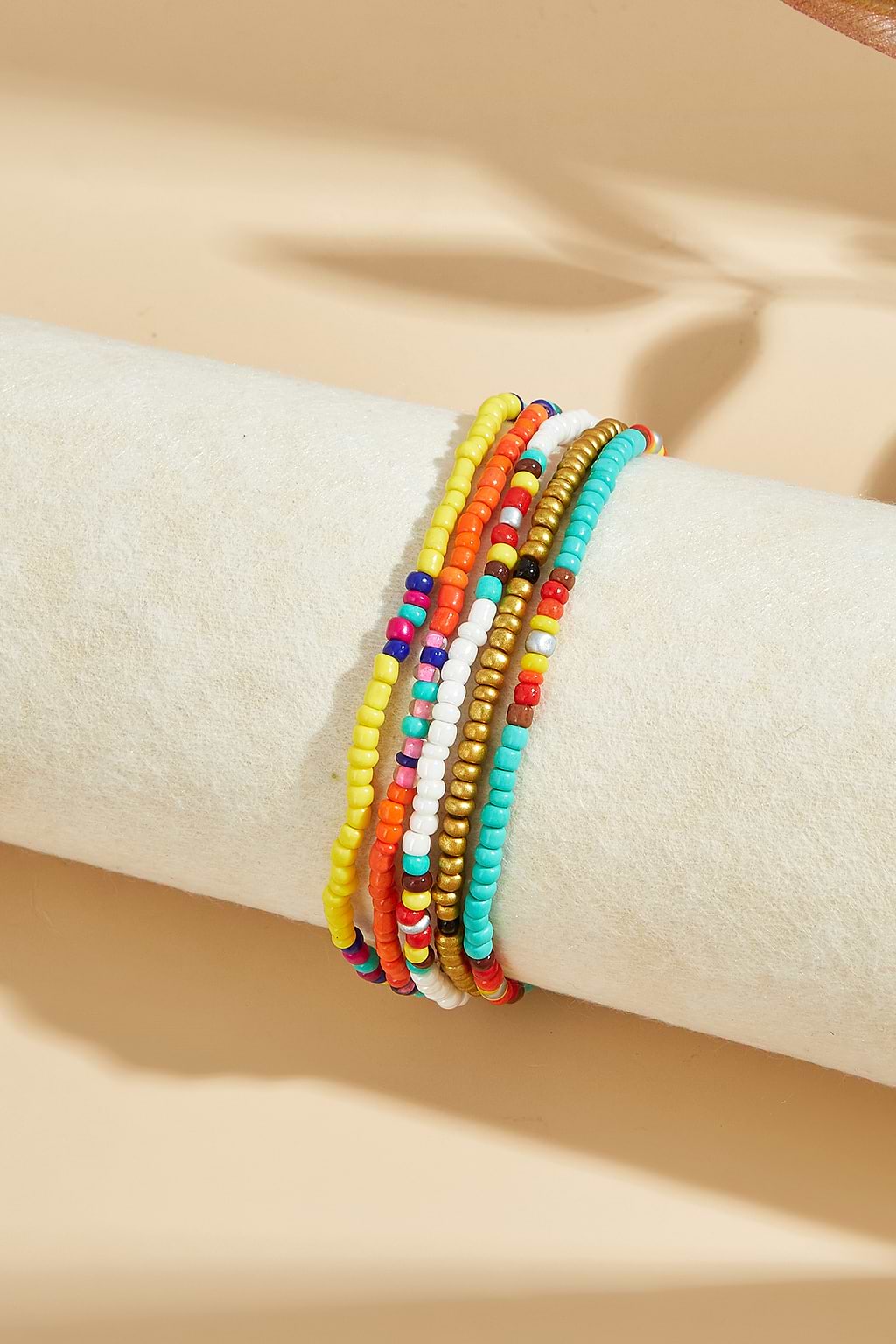 Multi-Color Beaded Bracelet Set
