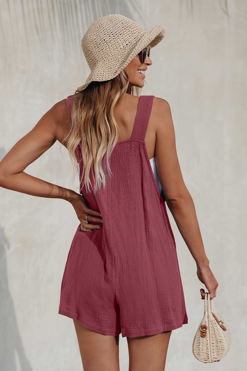 Bordeaux geknoopte romper