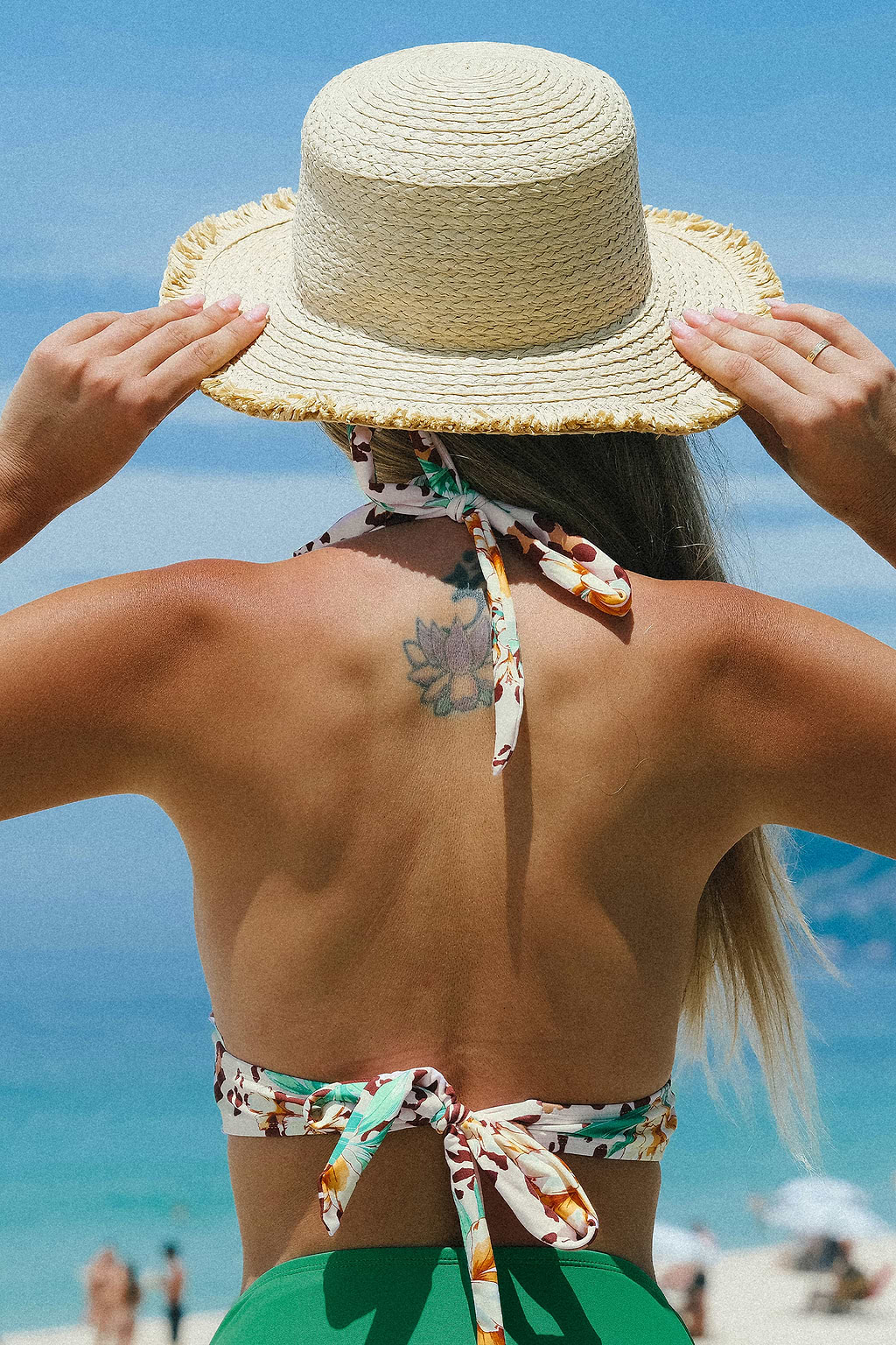 Sensorial Spring Halter Bikini Top