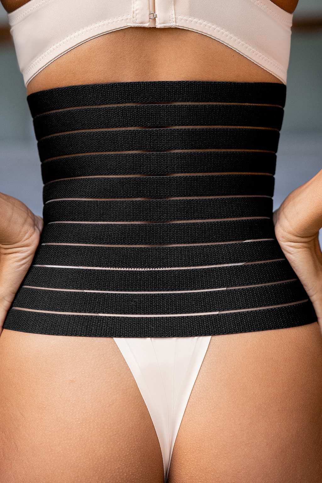 Black Tummy Control Waist Trainer