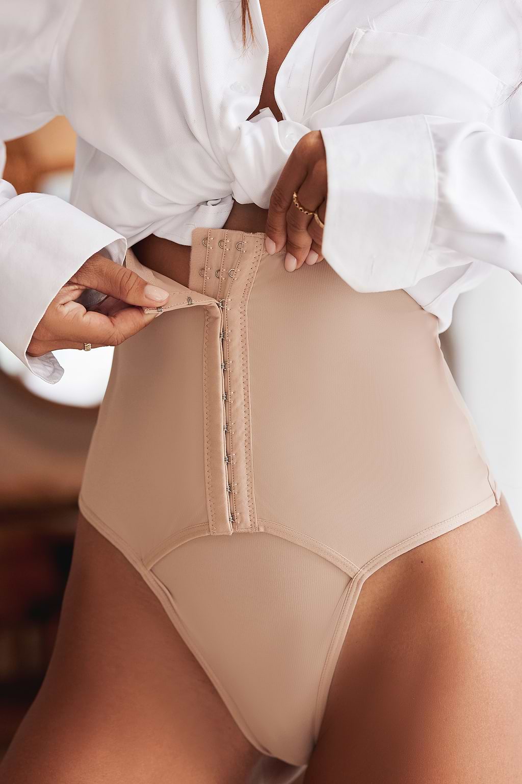 Neutral High-Rise Slim & Sculpt Shapewear