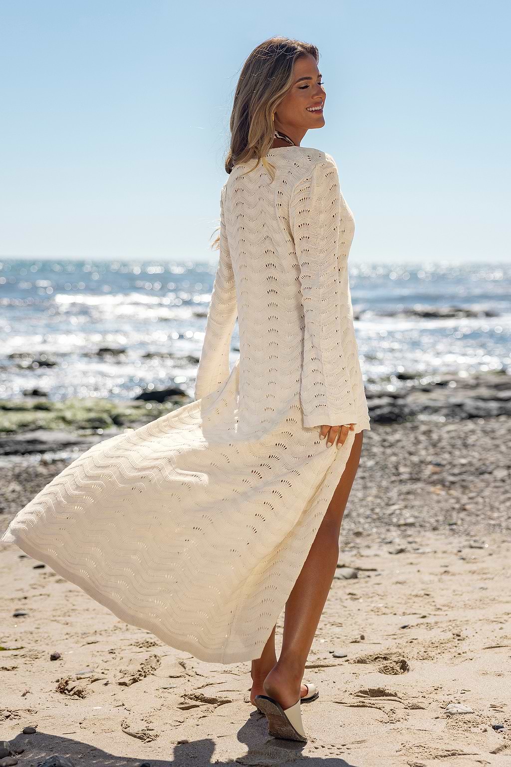 x JoJo Belle Tie Front Kimono Cover-Up