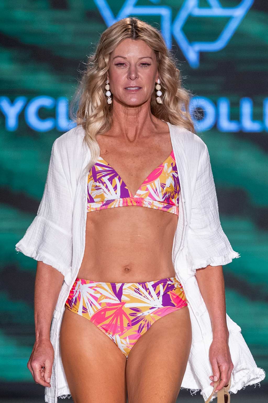 Recycled V-Neck Bikini Top & High-Cut Bottoms Set