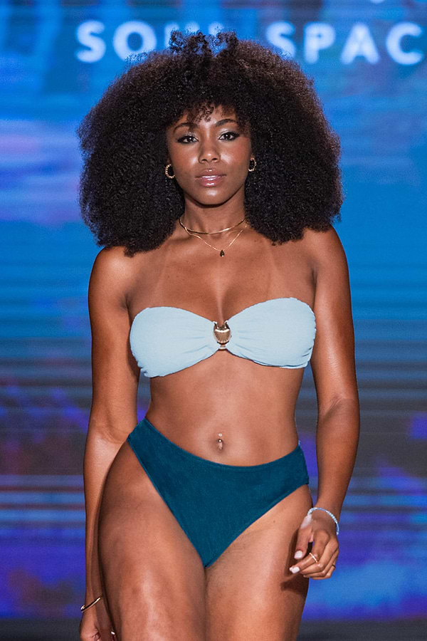 x JoJo Sunstone Charm Bikini Top & Cheeky High Leg Bottoms Set