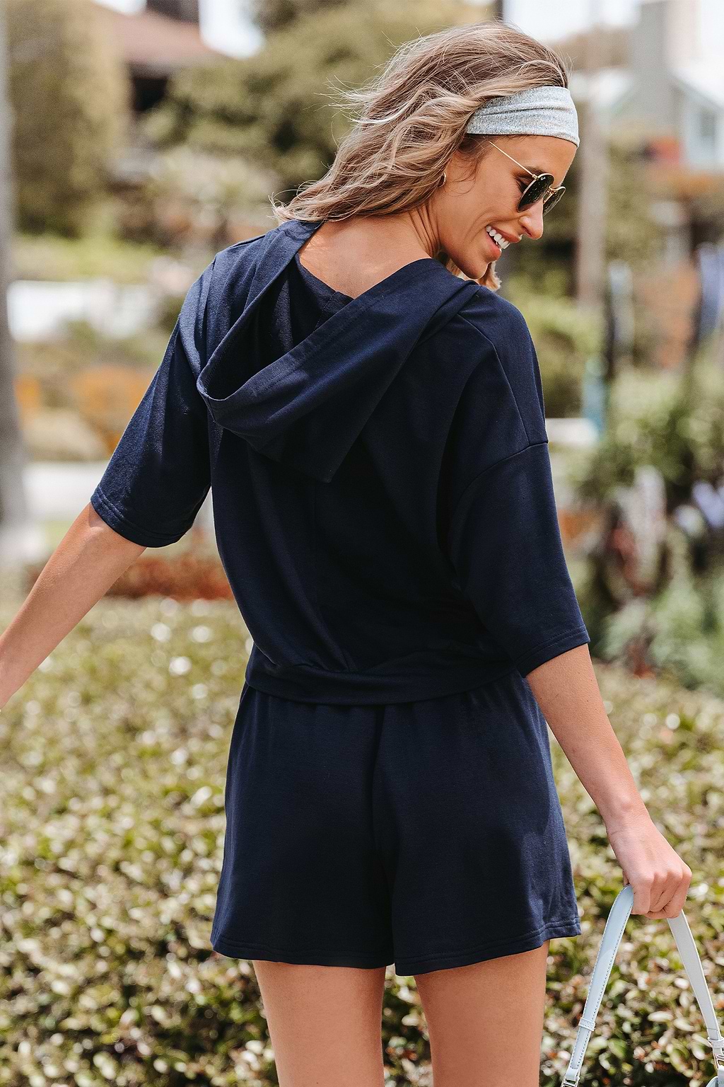 Set met O-ring  T-shirt met rits en trekkoord