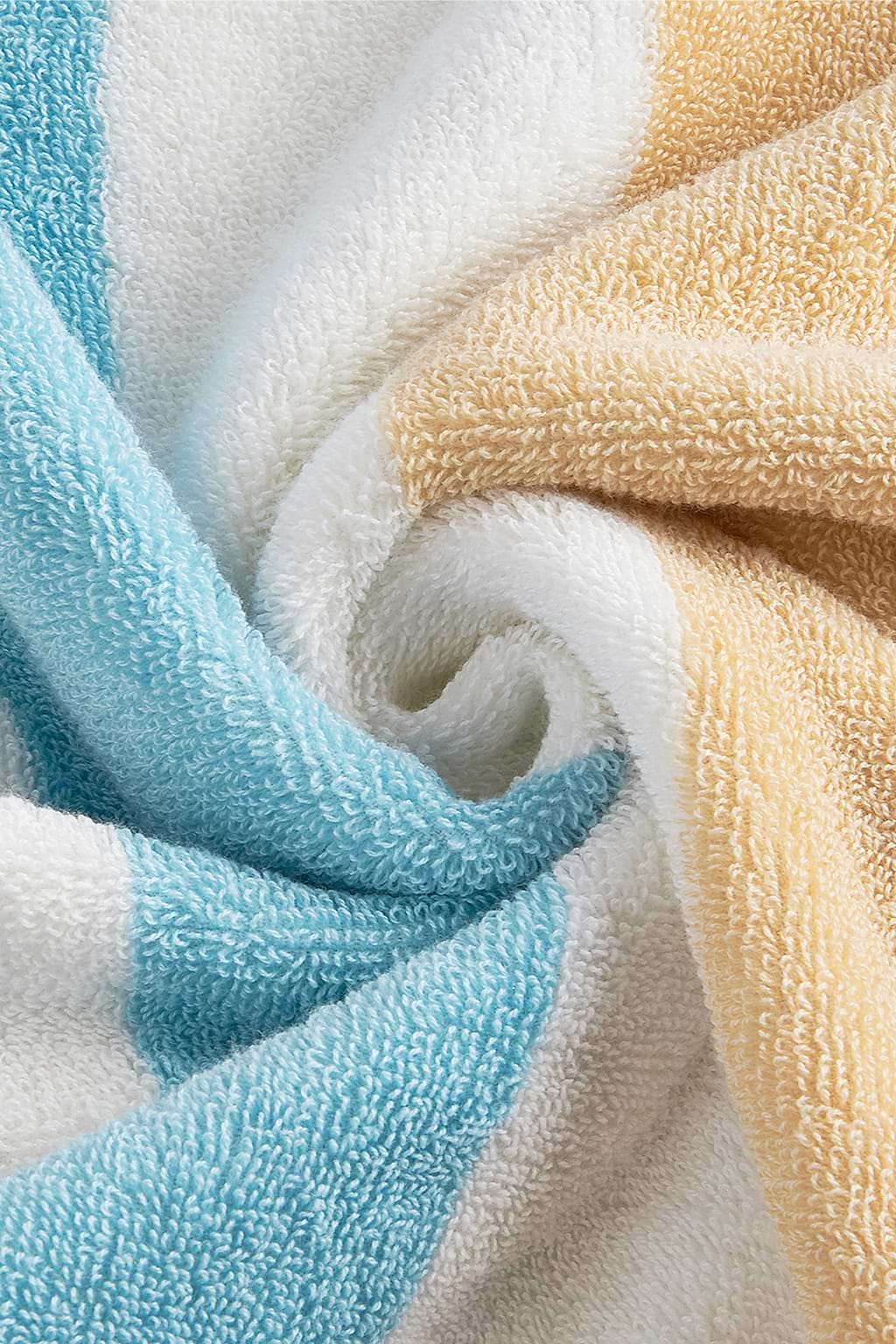 Colorful Striped Cotton Bath Towel