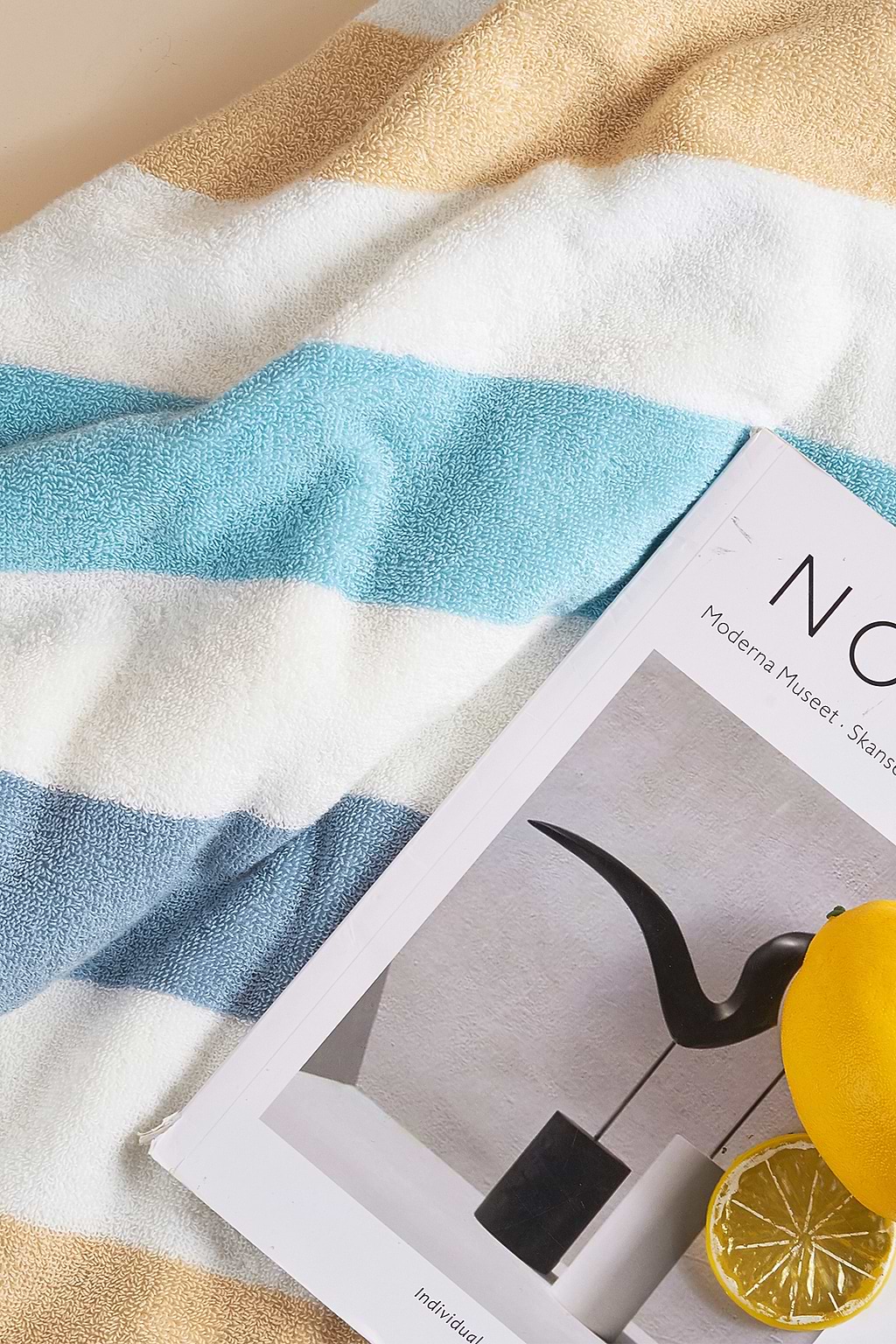 Colorful Striped Cotton Bath Towel