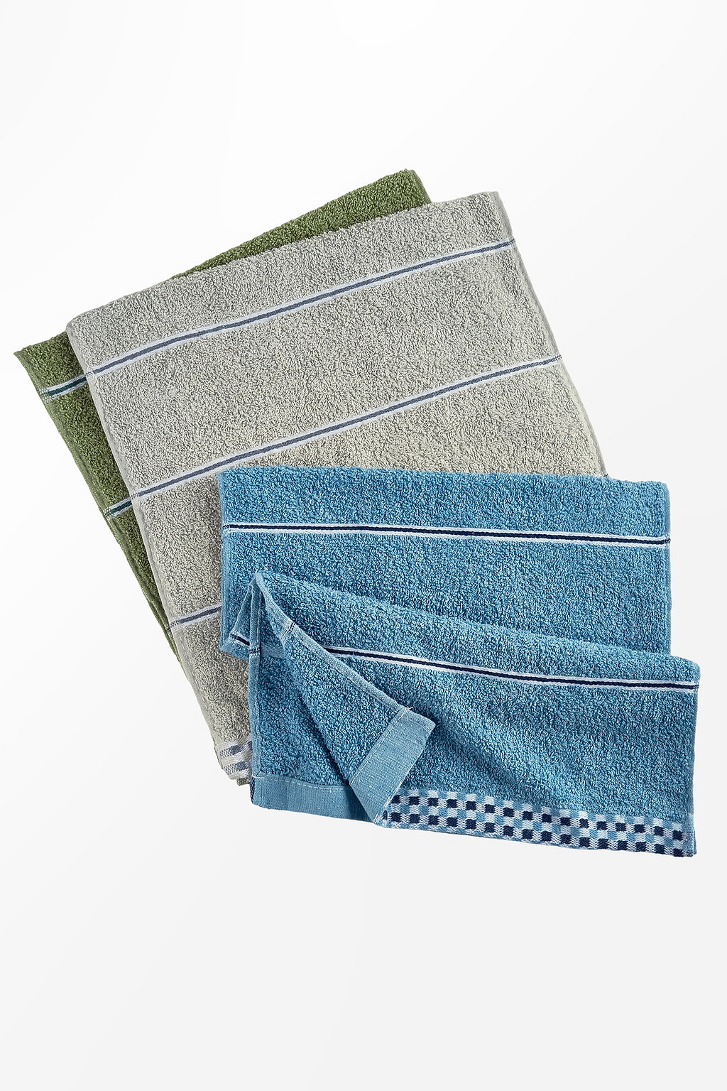 Saugfähiges Baumwoll-Handtuch 3er-Pack