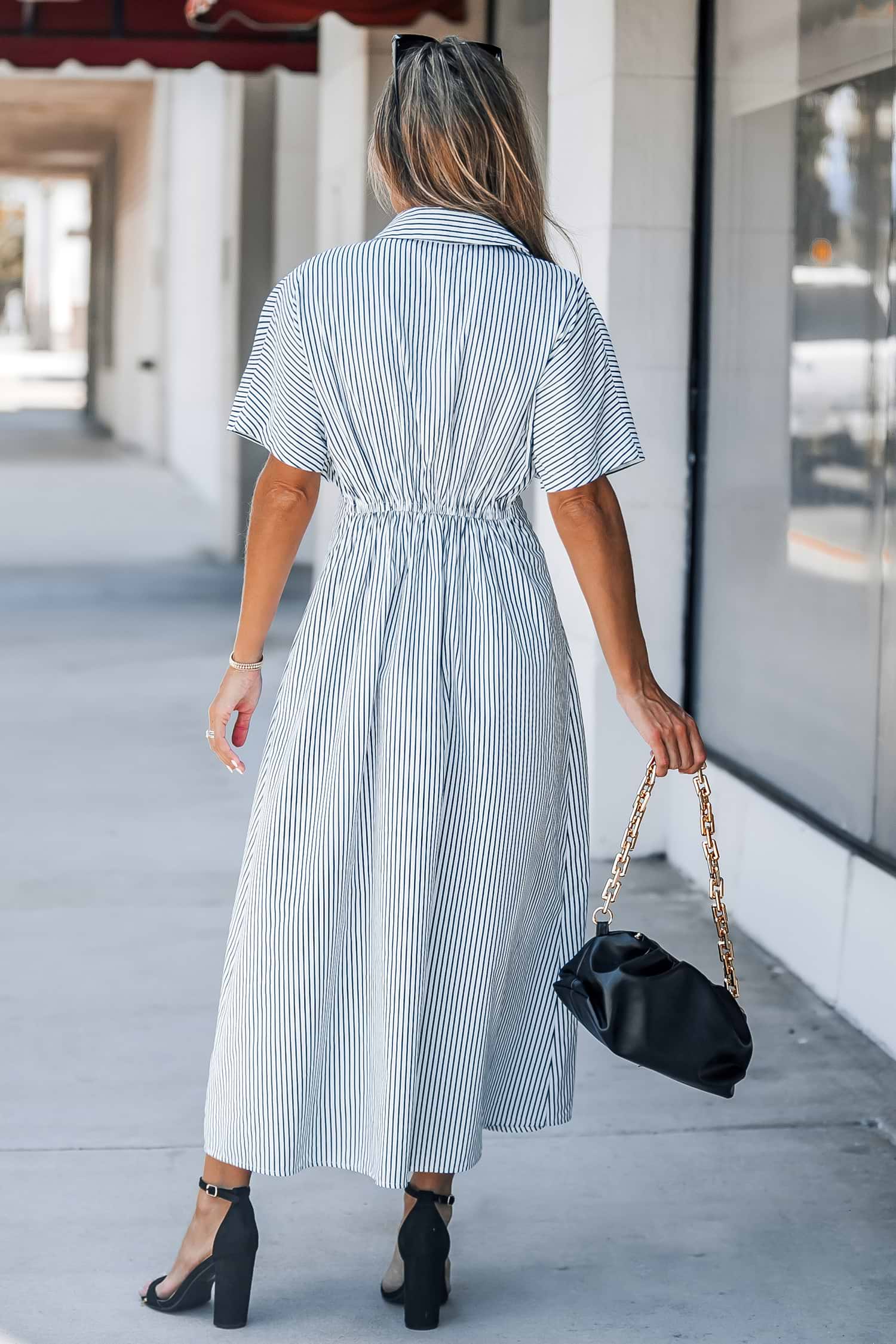 芸能人愛用アイテム特集 Pinstriped Dress Shirt Midi パンツ