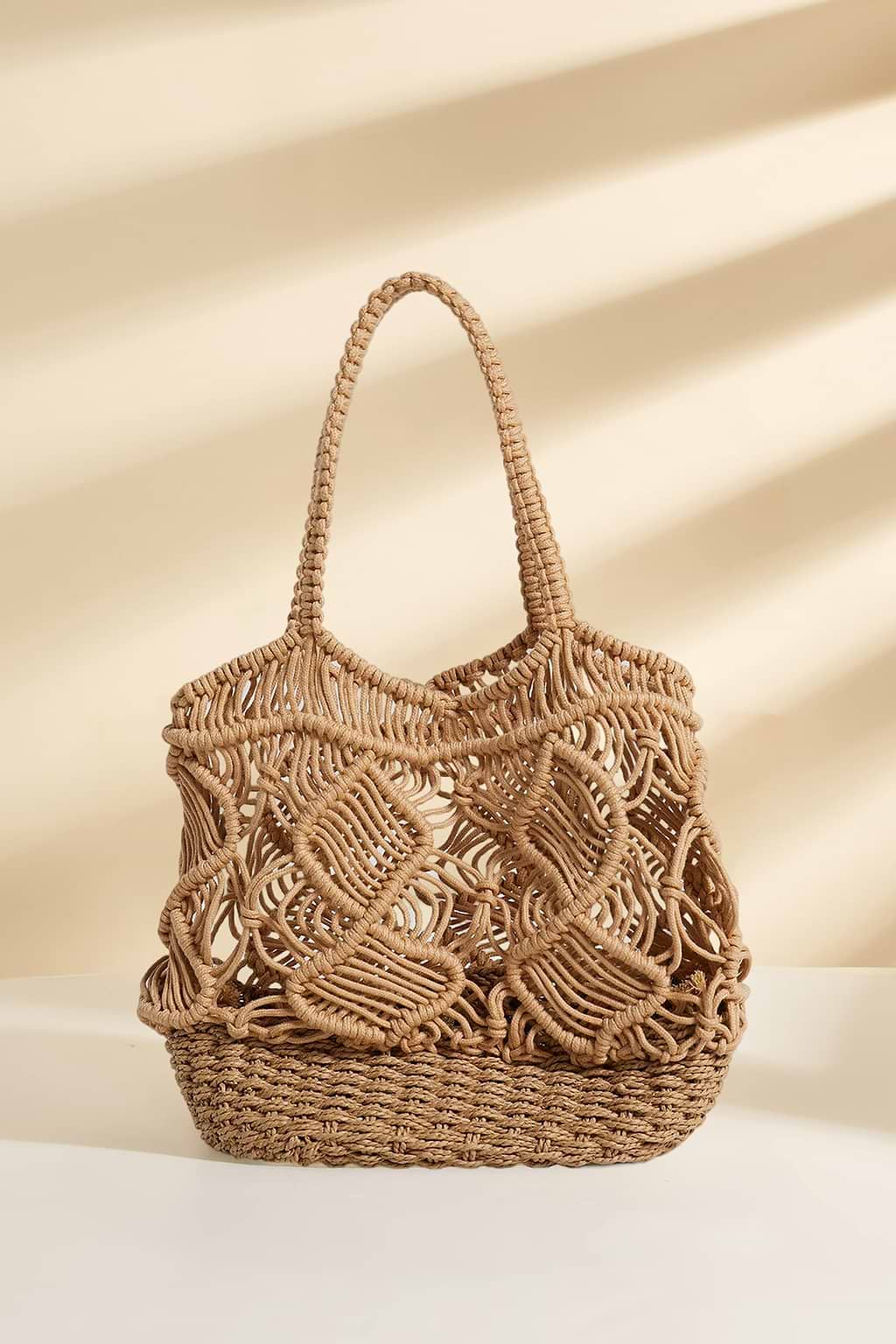 Braided Straw Handbag