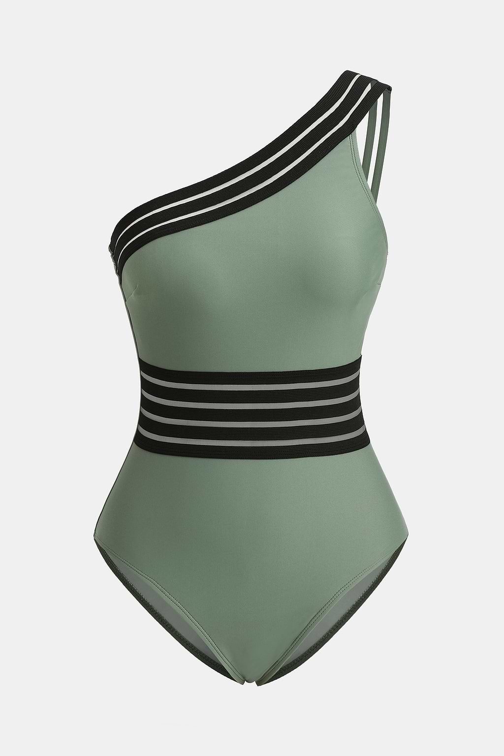 Eukalyptus Asymmetrischer One-Shoulder-Badeanzug