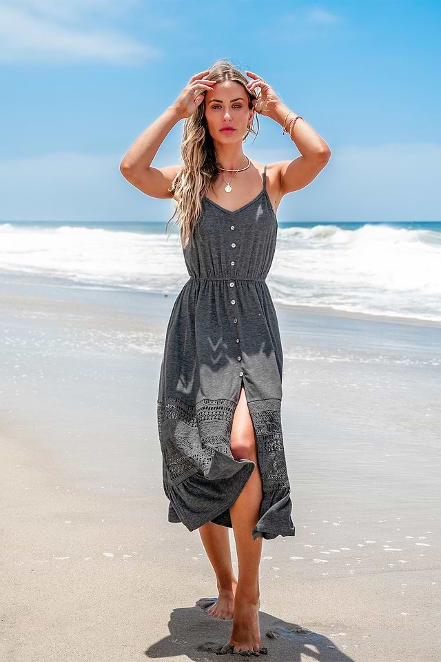 lace panel midi dress Chiara White Lace Panel Pleated Midi Dress