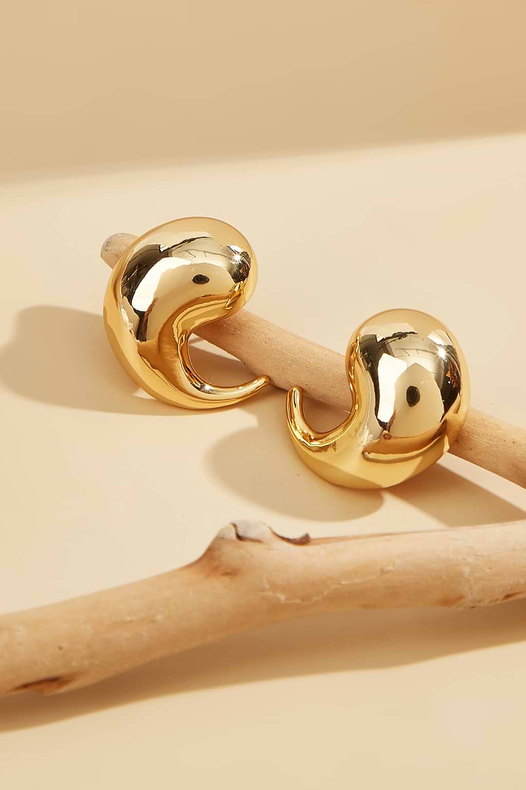 Goldruten-Ohrstecker