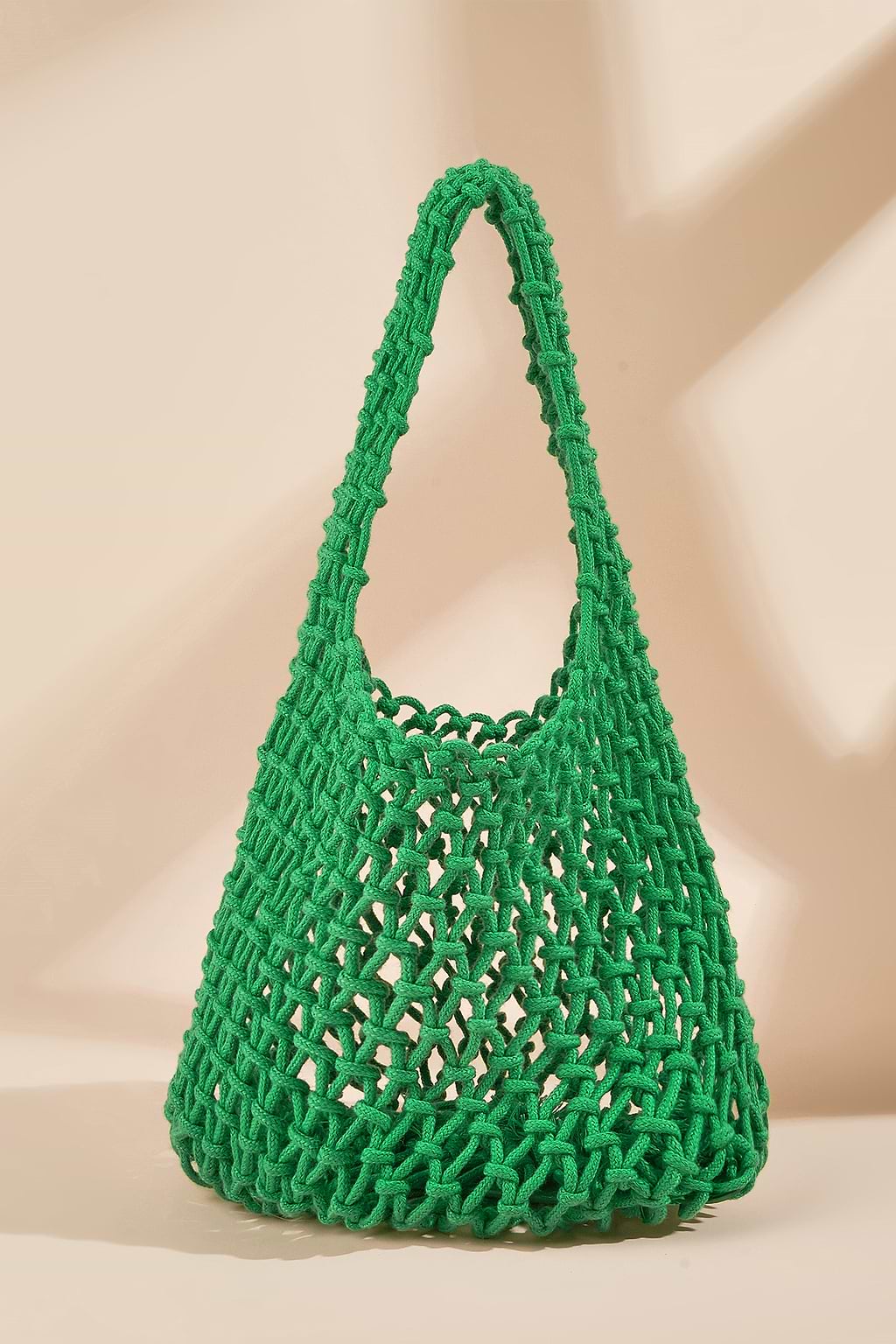 Green Crochet Bag