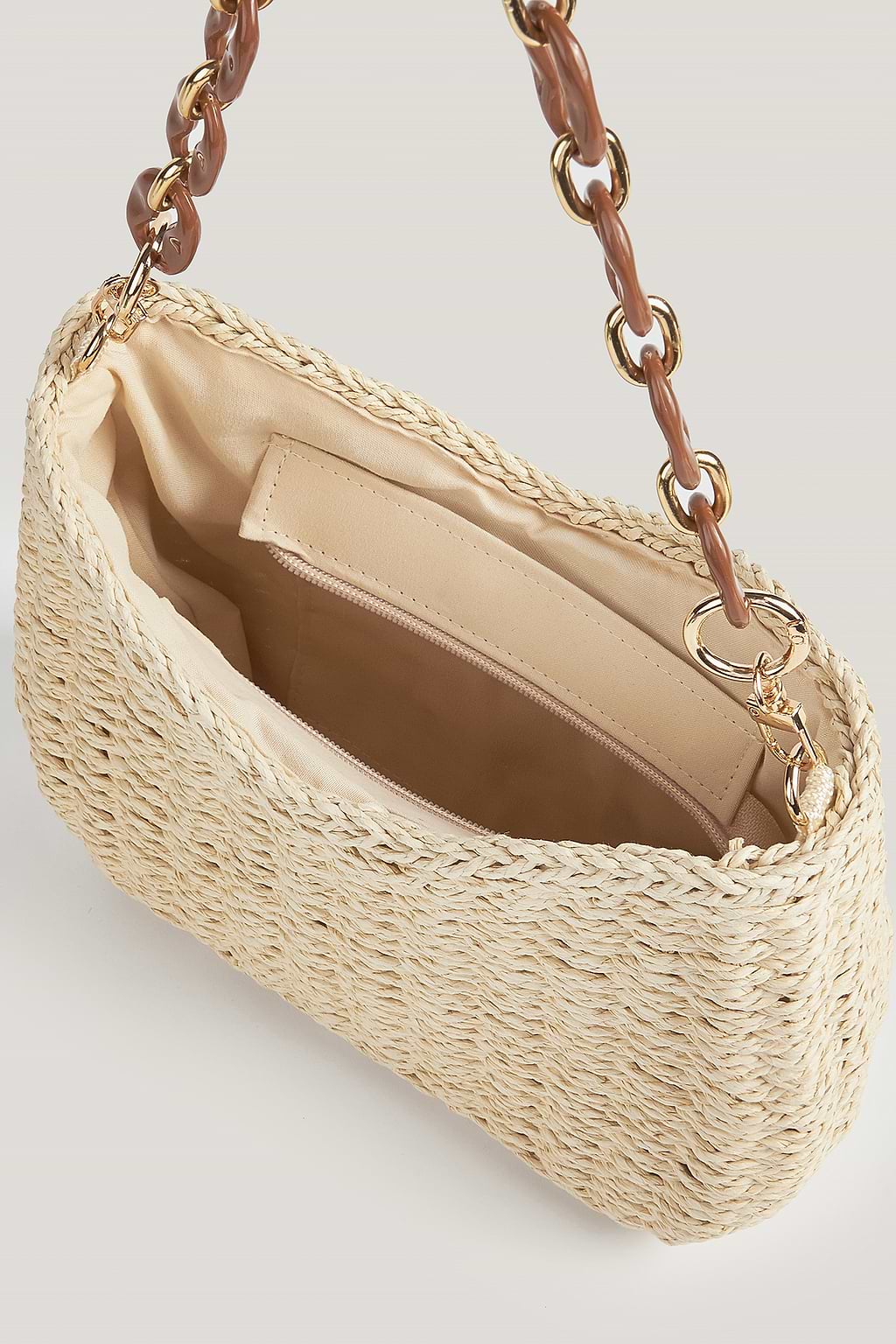 Chainlink Shoulder Strap Crochet Bag