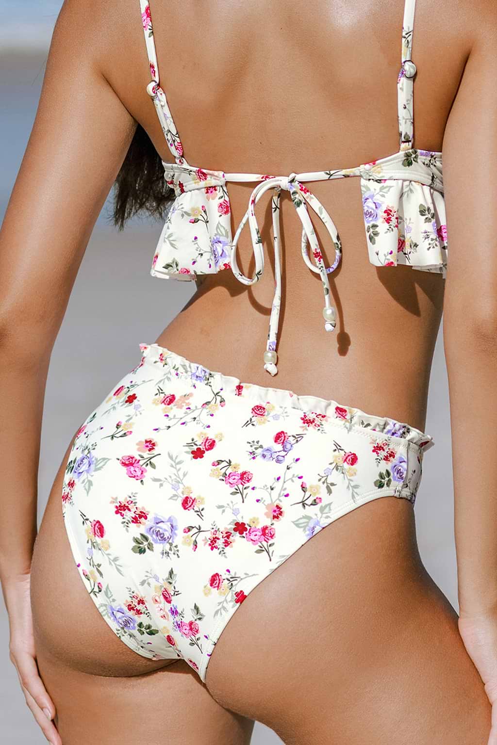 Chasing Sunshine Overlap Low-Rise Bikini Bottoms