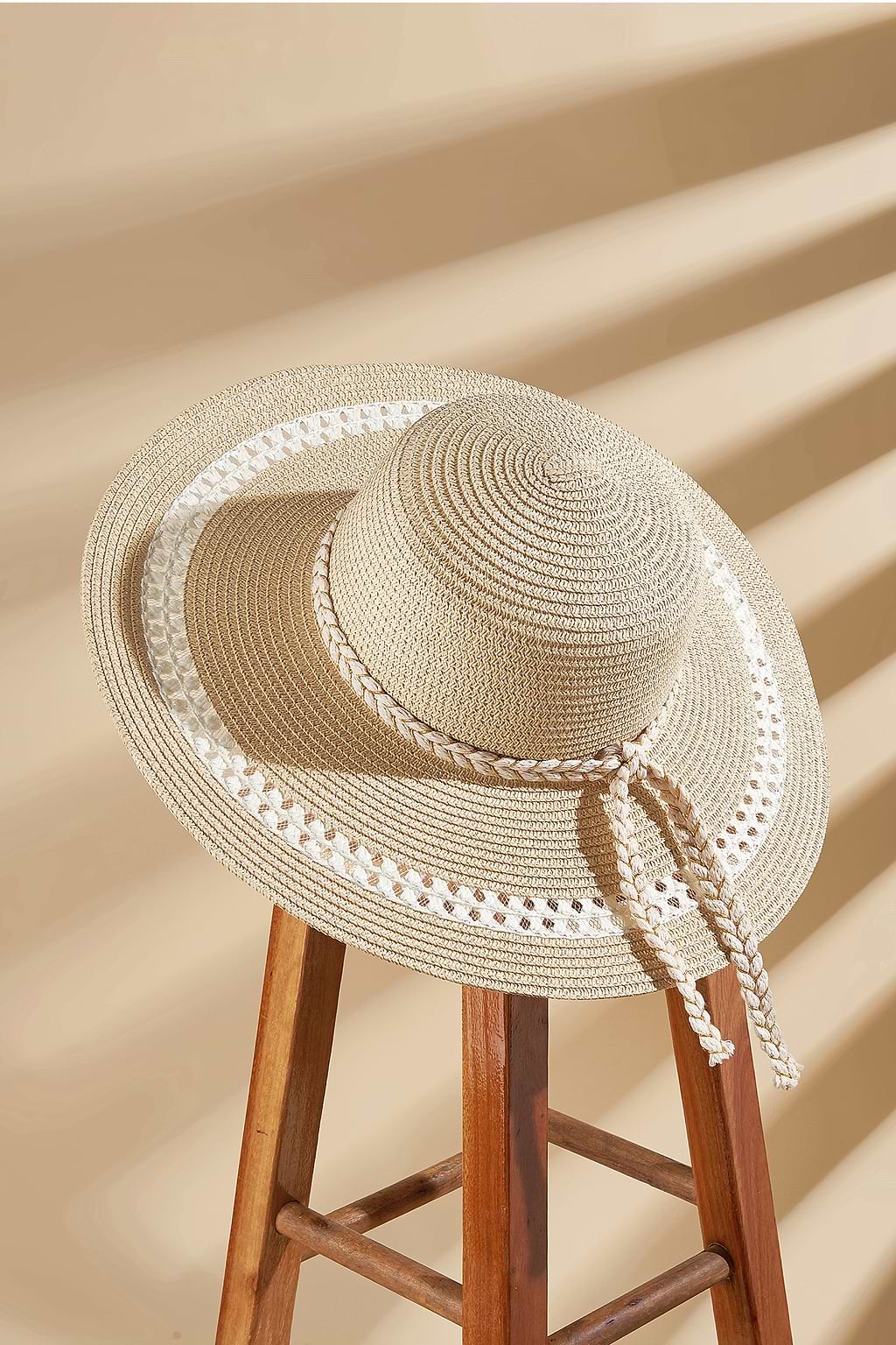 Wide Brim Straw Floppy Hat