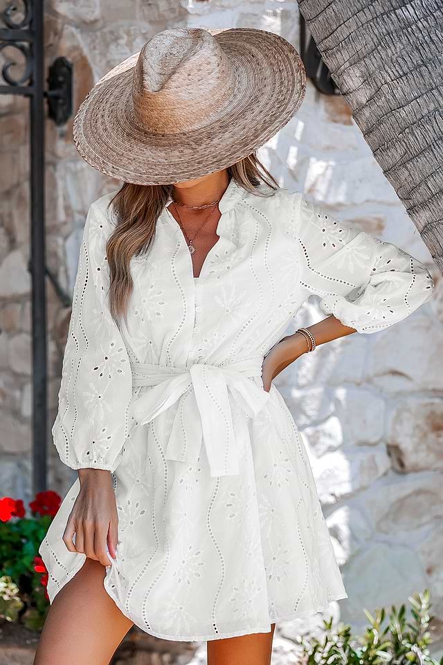 mini blouson dress Moonrising Long Sleeve Sheer Blouson Mini Dress | Blue | Womens