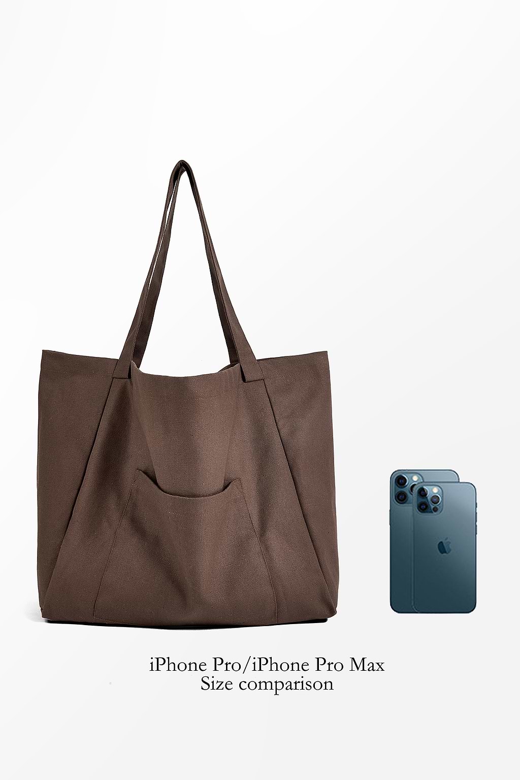 Coffee Brown Woven Tote