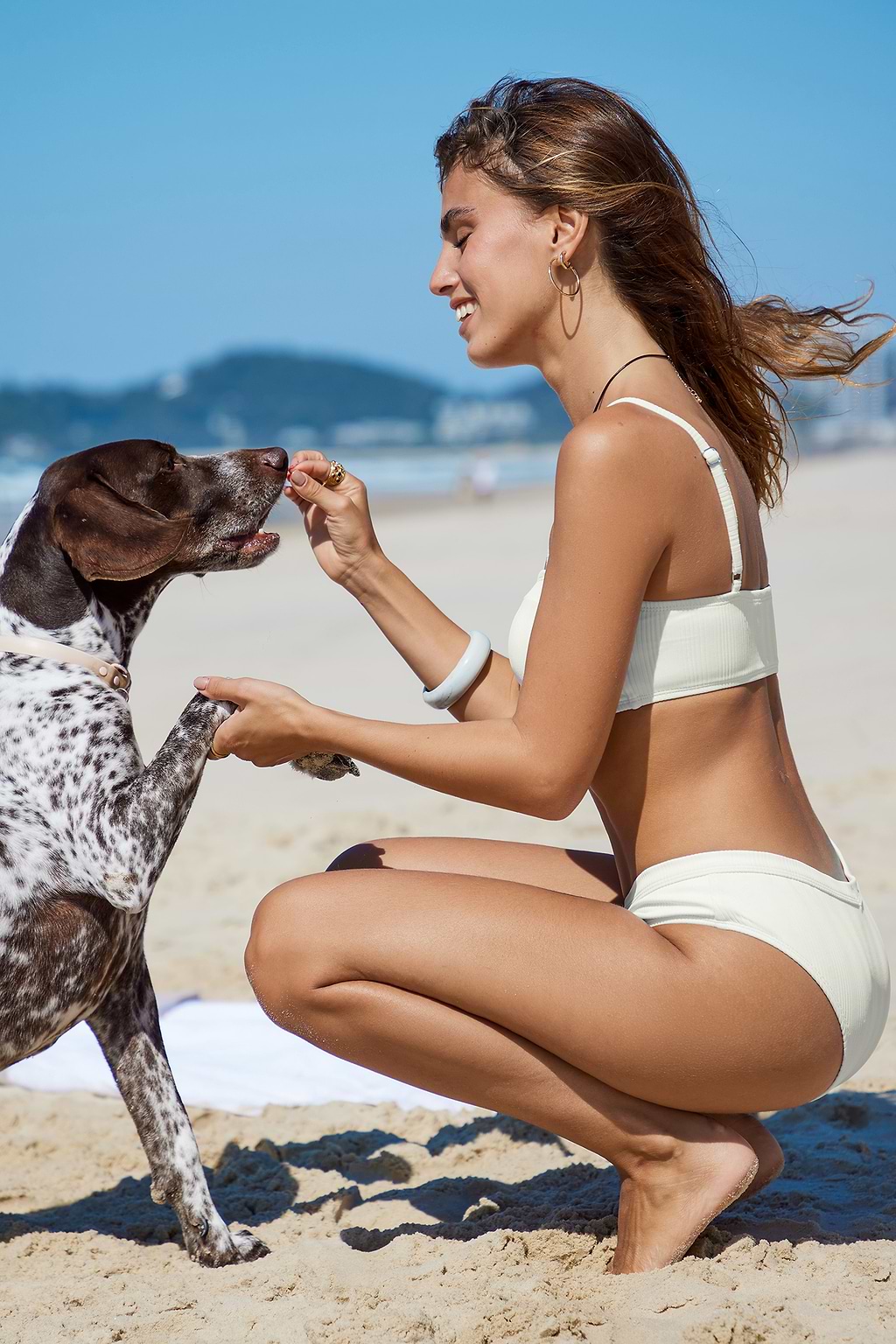 White Standard Bikini Bottoms