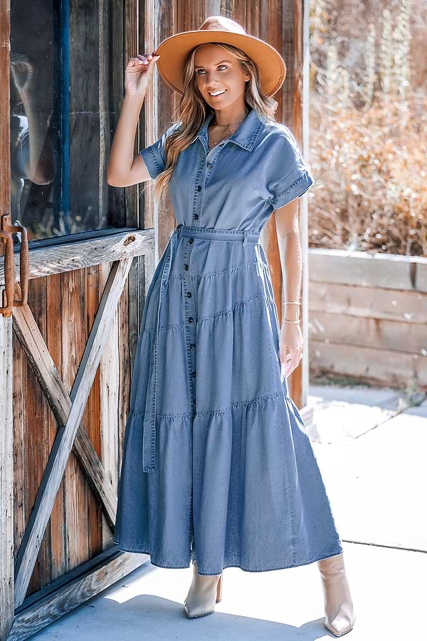 Vestido Vaquero Vestidos Springfield 2019 Springfield Ropa De