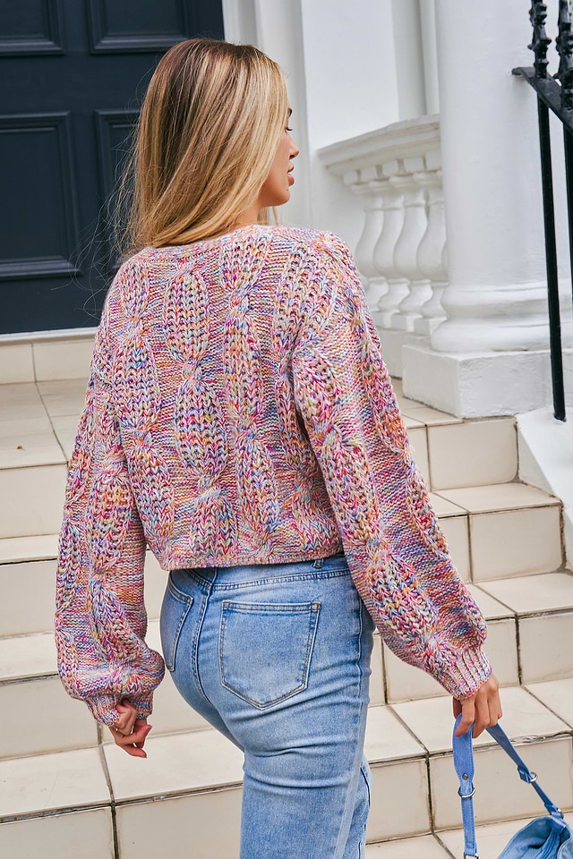 CUPSHE Cardigan Surdimensionné Pour Femme Ouvert Sur Le