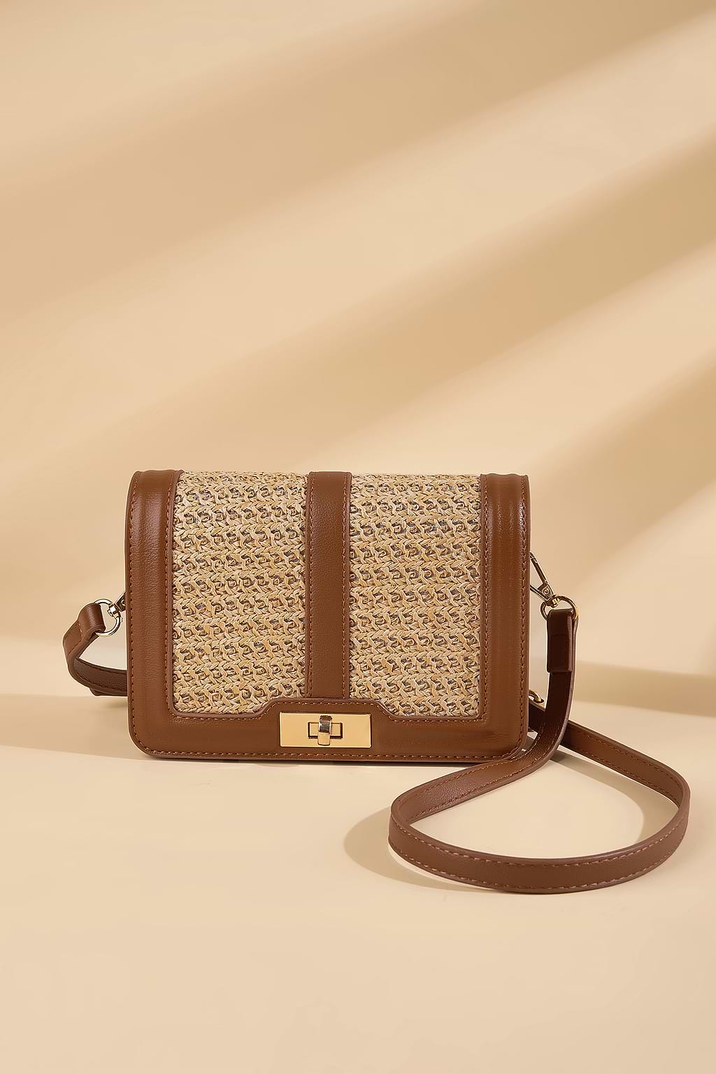 Faux Leather Crossbody Purse