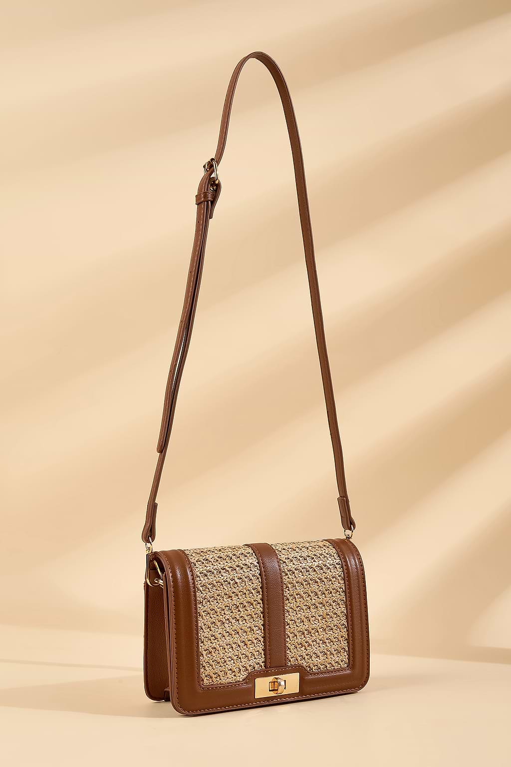 Faux Leather Crossbody Purse