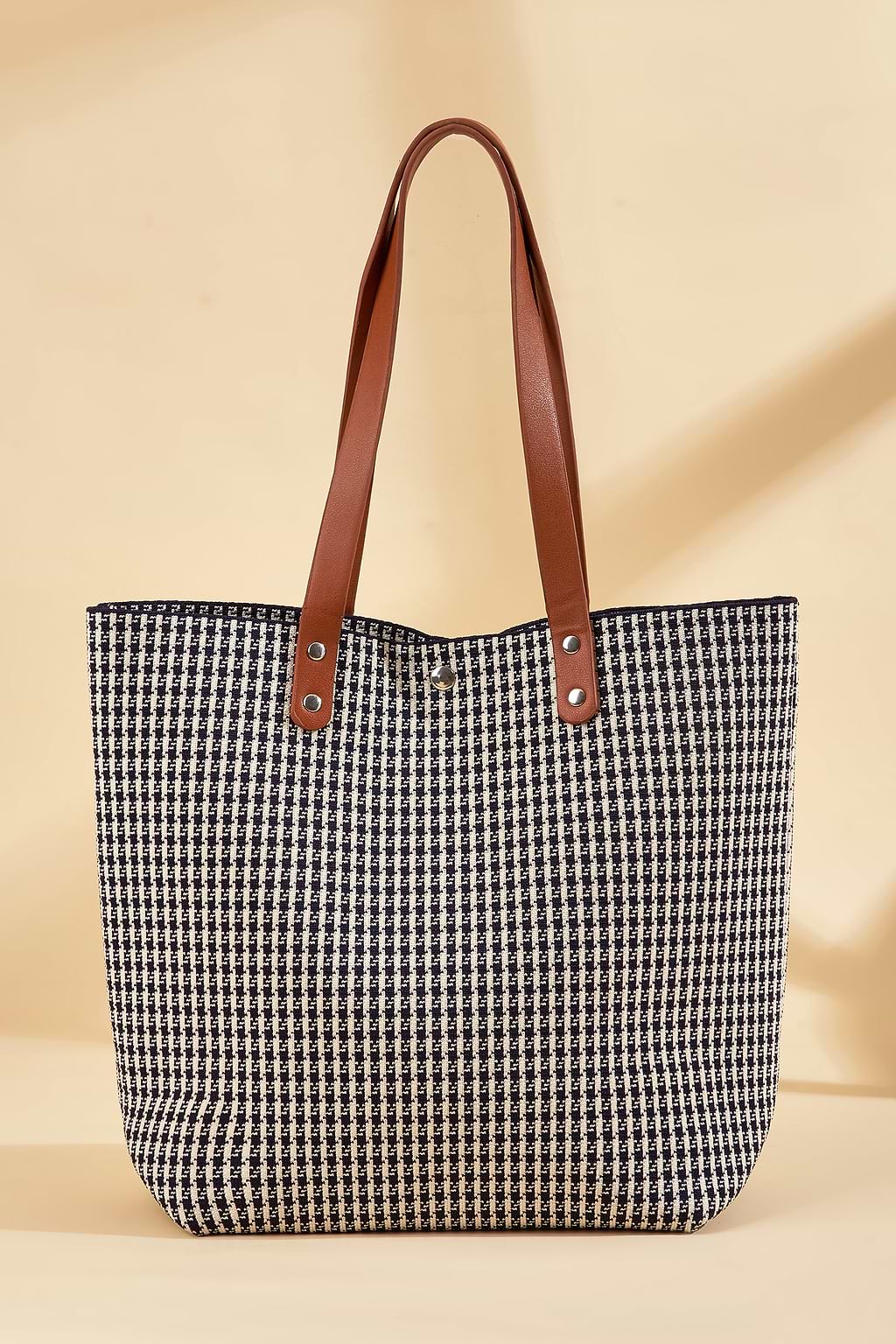 Black & White Houndstooth Bag