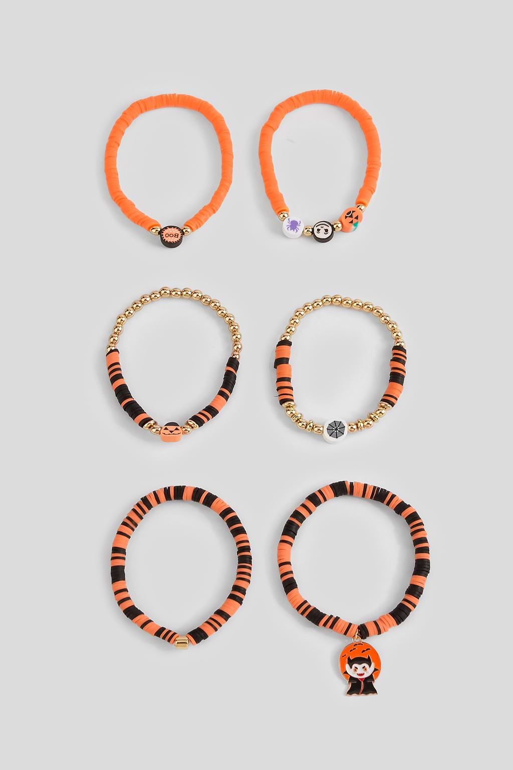 Beaded Halloween Bracelet Set