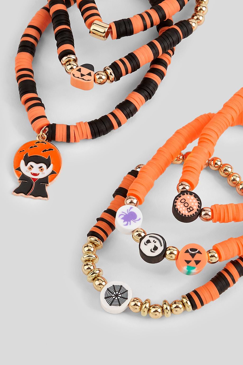 Beaded Halloween Bracelet Set