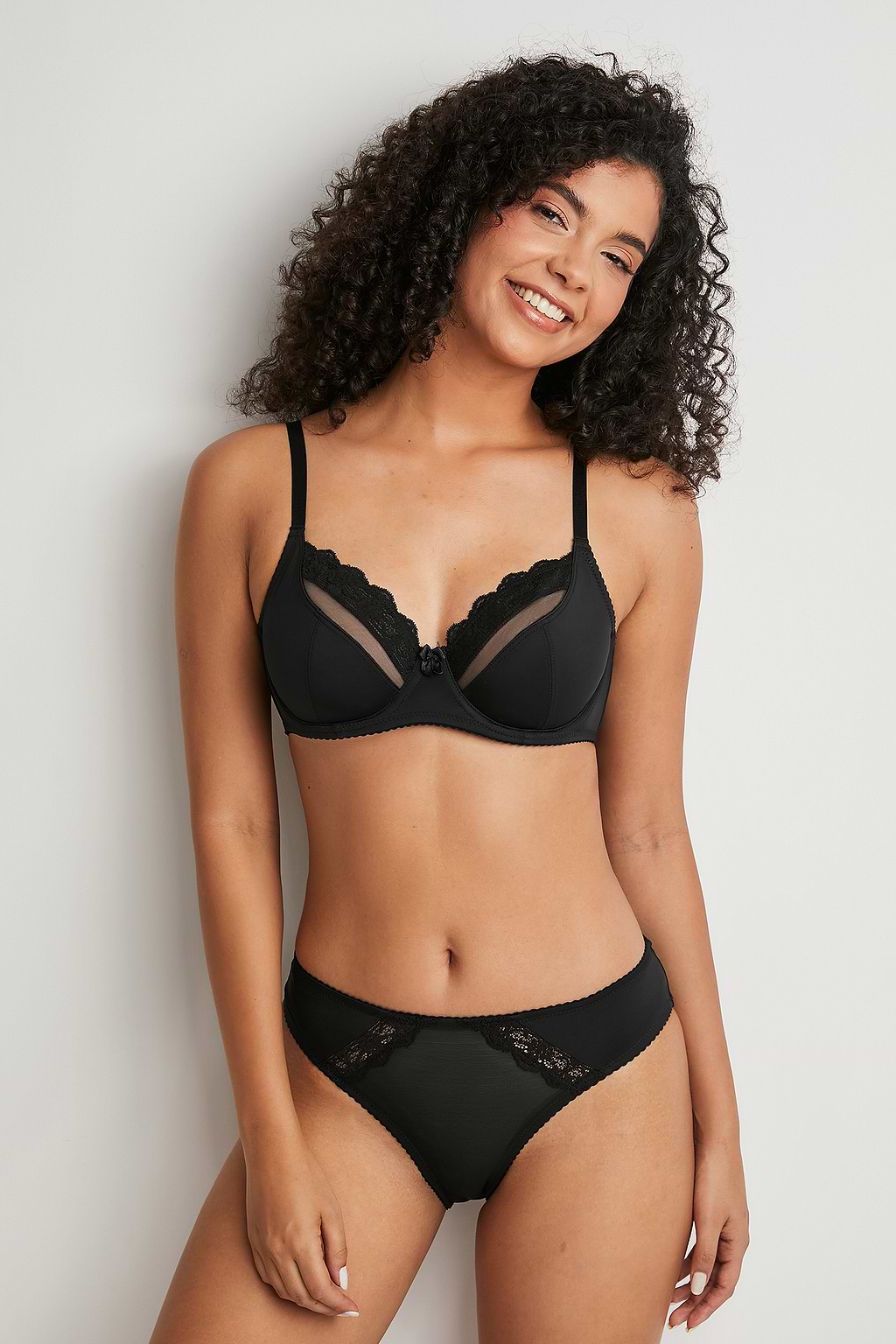 Black Underwire Bra & Underwear Set