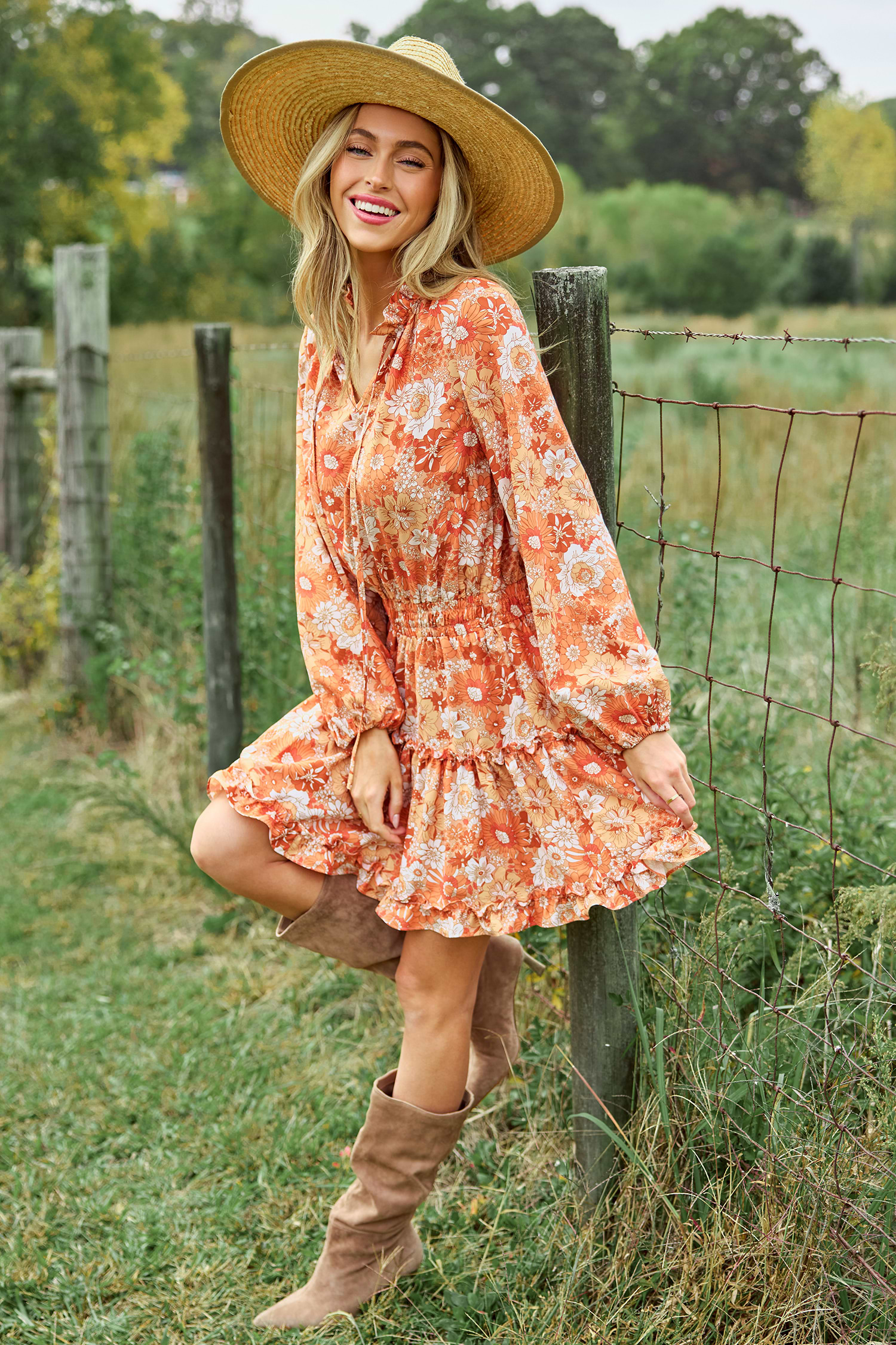 ワンピース CARAMEL / GINGER DRESS vintage floral Caramel baby&child - maoさま ginger dress/vintage floral