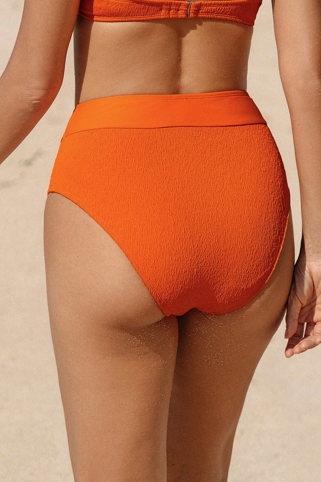 Sensorial Spring Banded High-Rise Bikini Bottoms