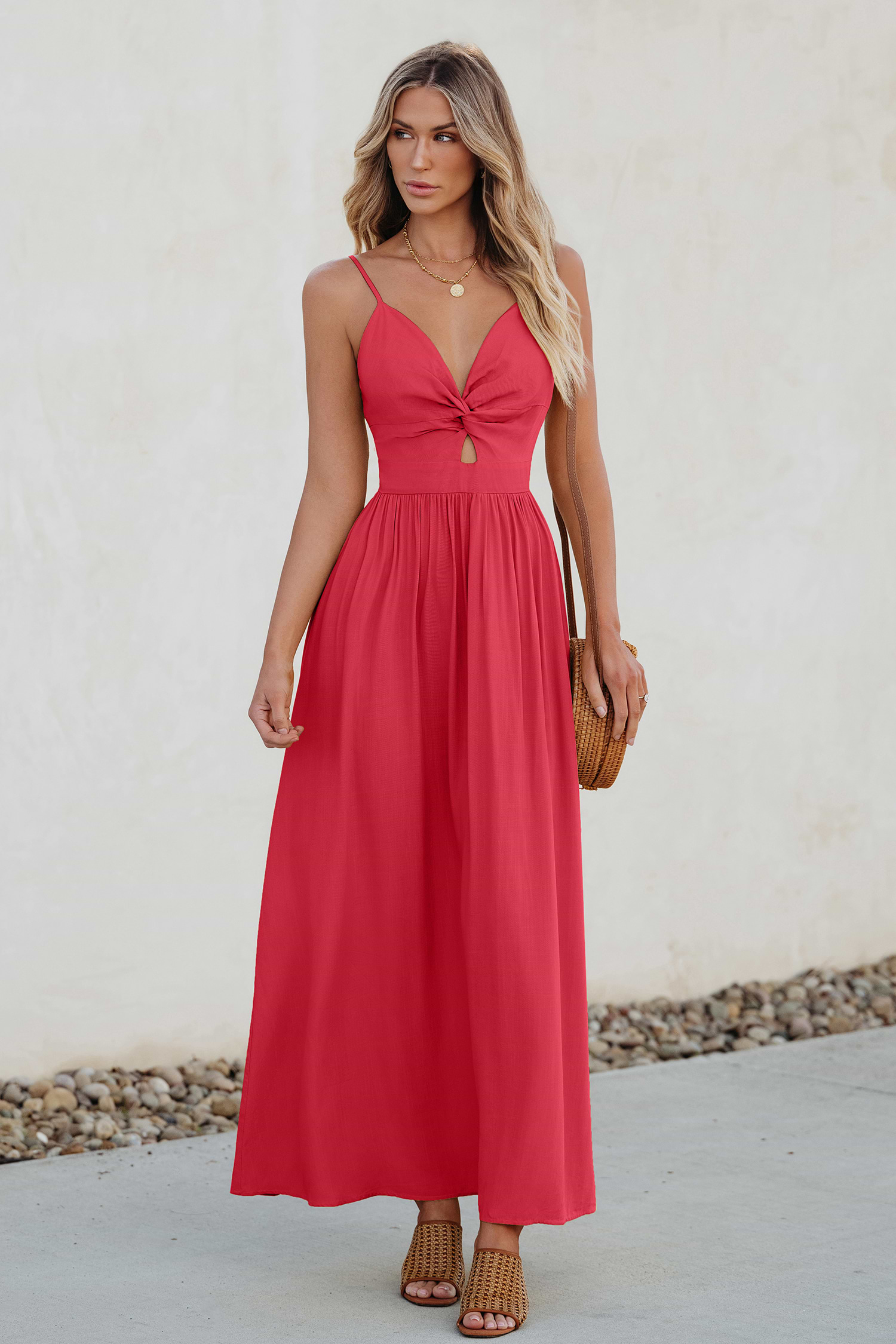 Serene Sky Maxi Fusion Dress