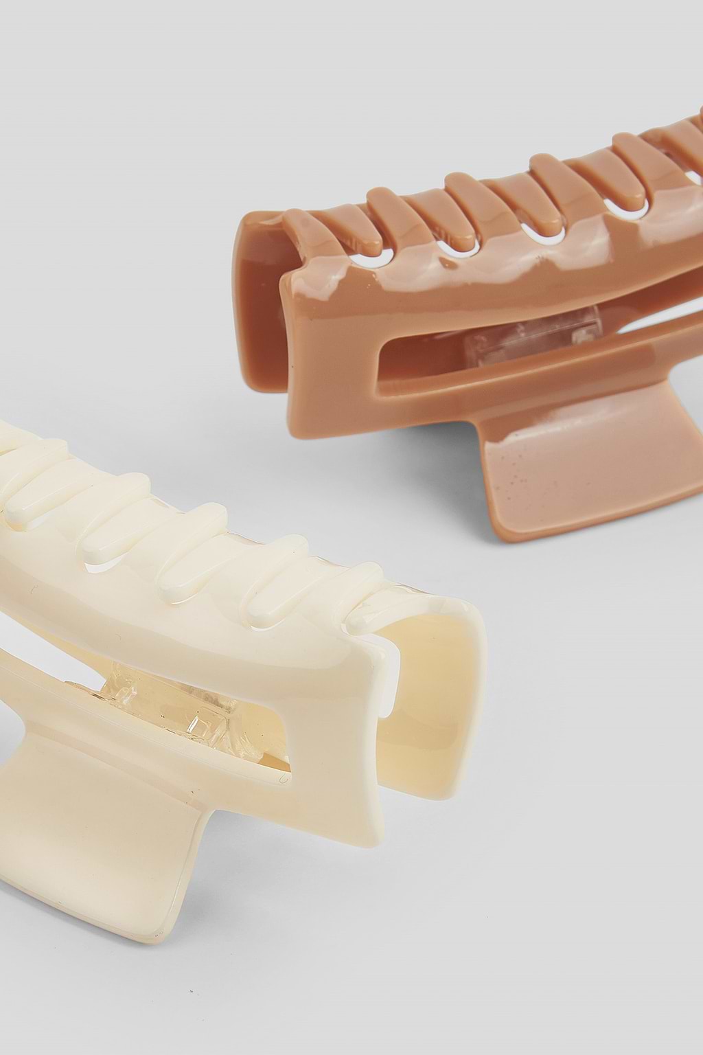 Neutral Rectangular Claw Clip Set