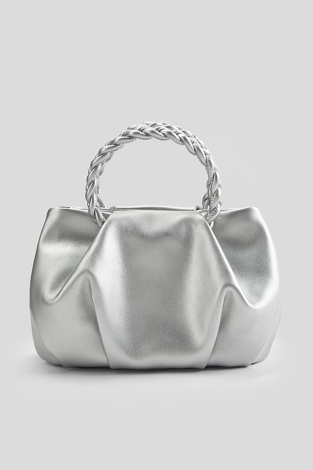 In the Spotlight Metallic Silver Purse
