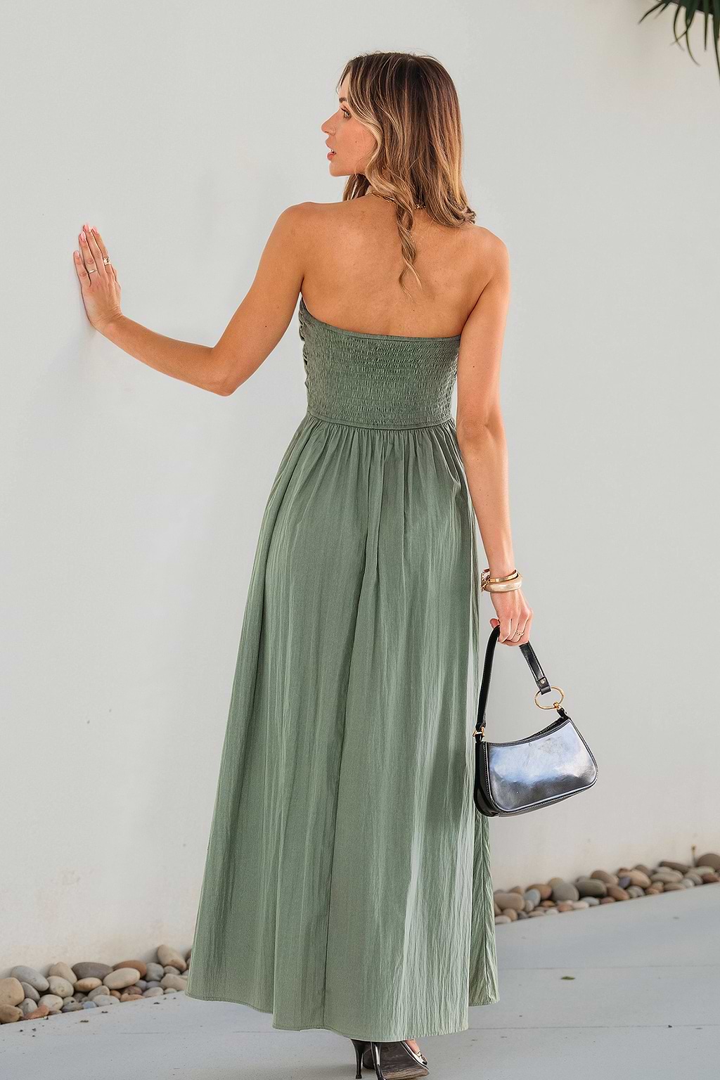 Serene Sage Green Maxi Dress