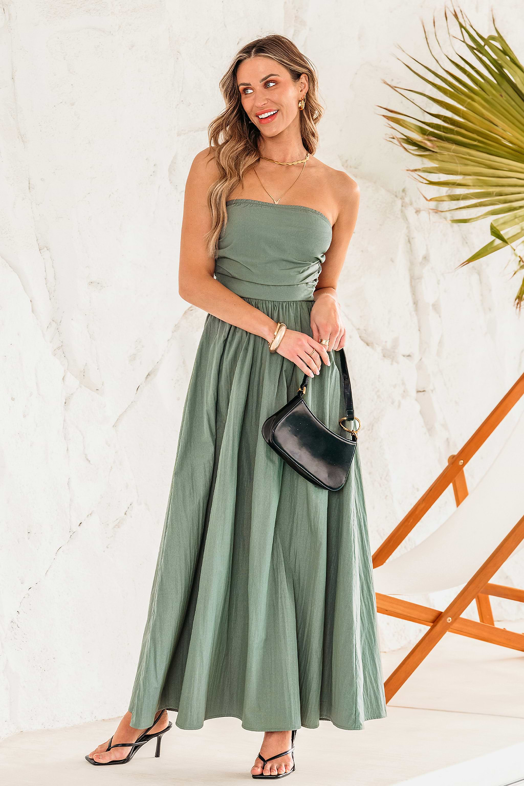 Serene Sage Green Maxi Dress