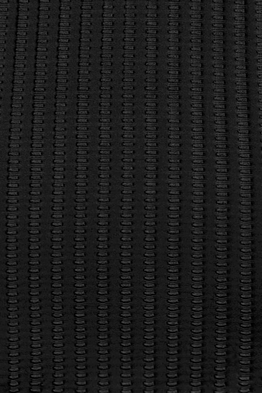Black Ginger Ribbed & Ruched One-Piece
