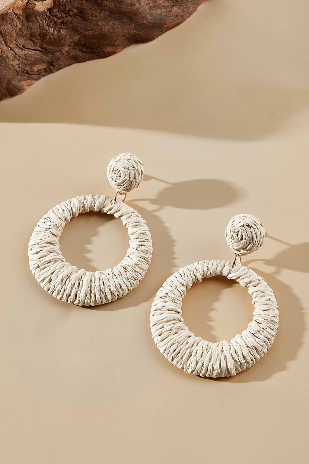 Retro Stroh-Ohrringe