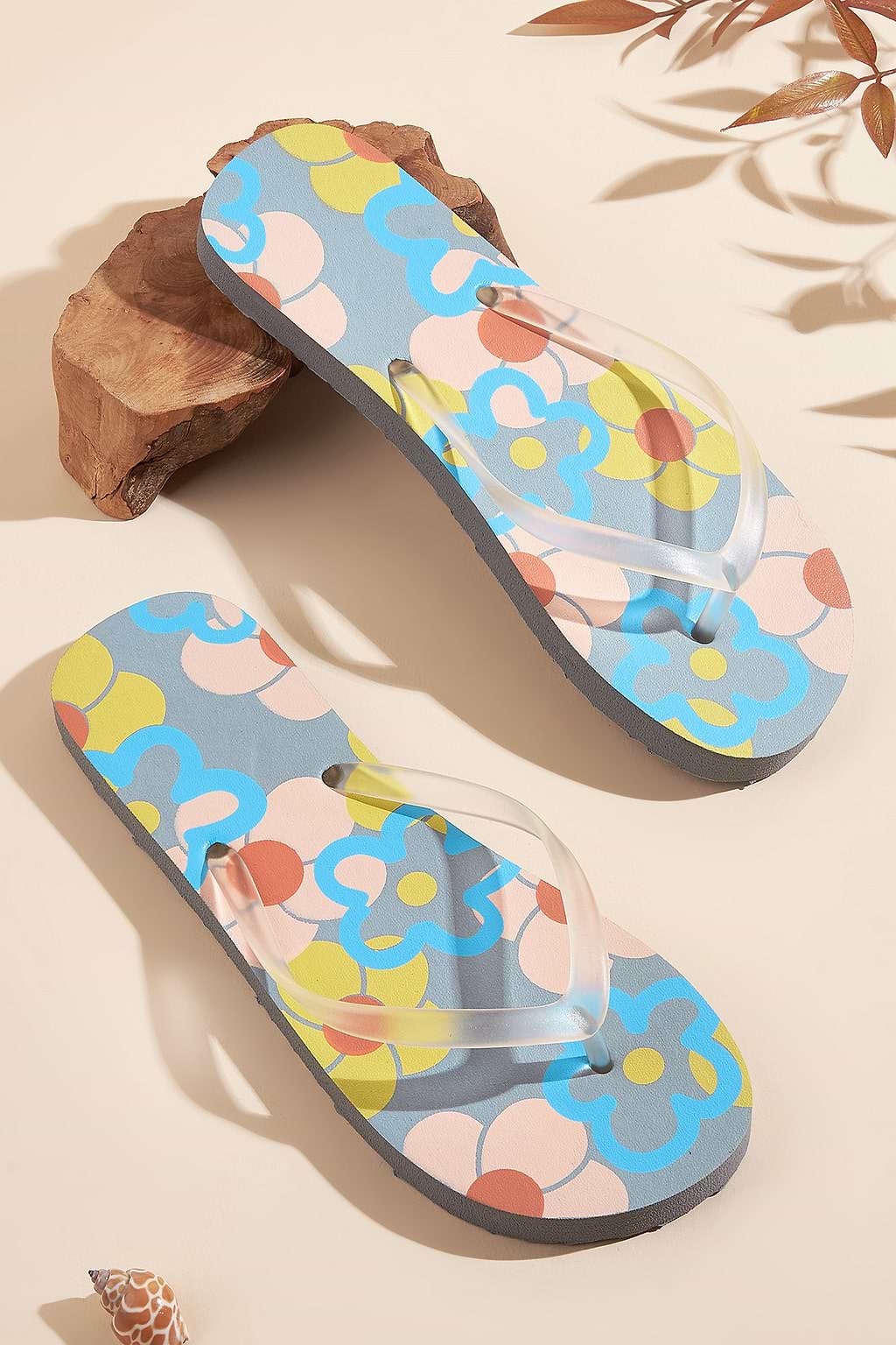Lush Steps Floral Flip Flops