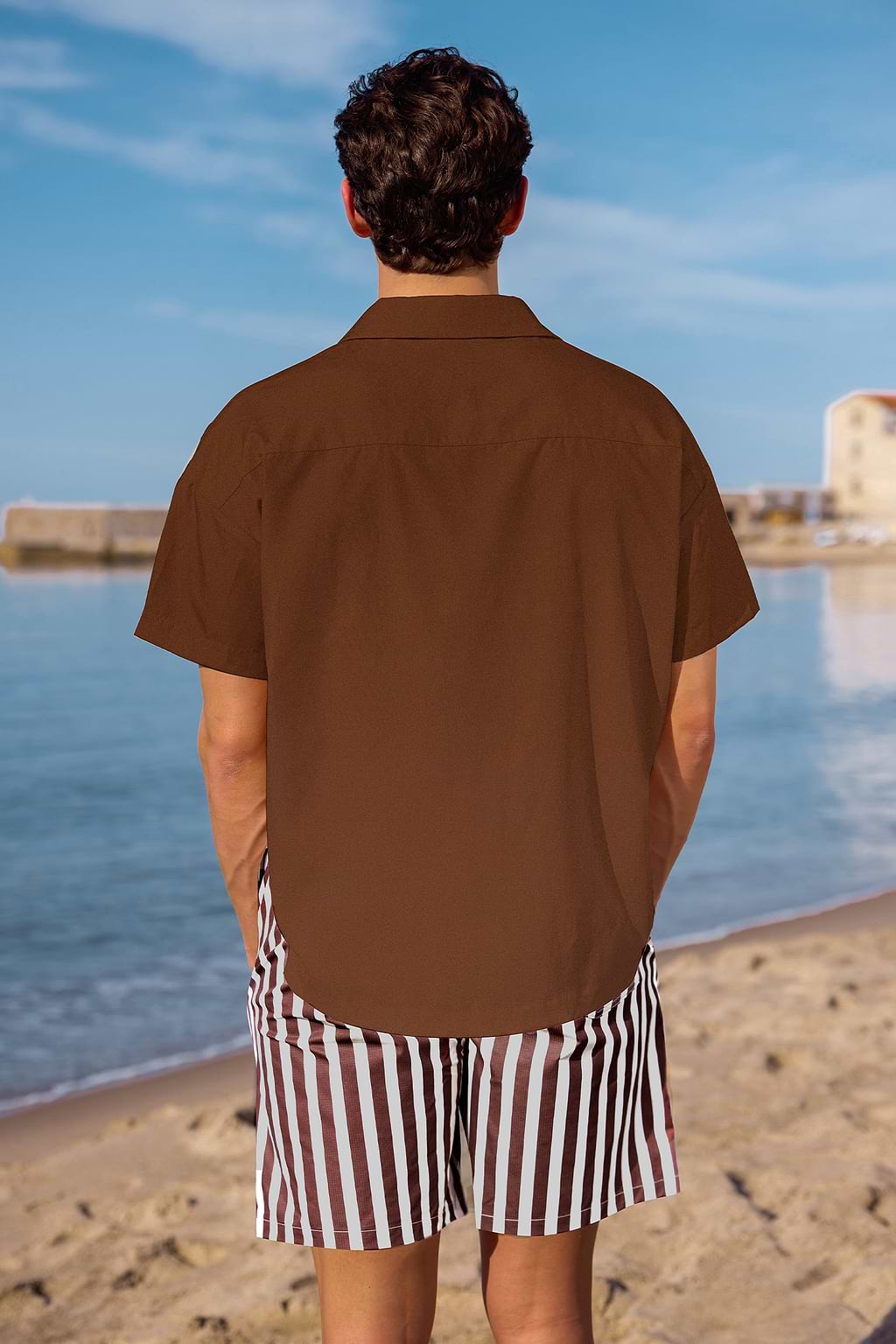 Coasting By Brown Shirt