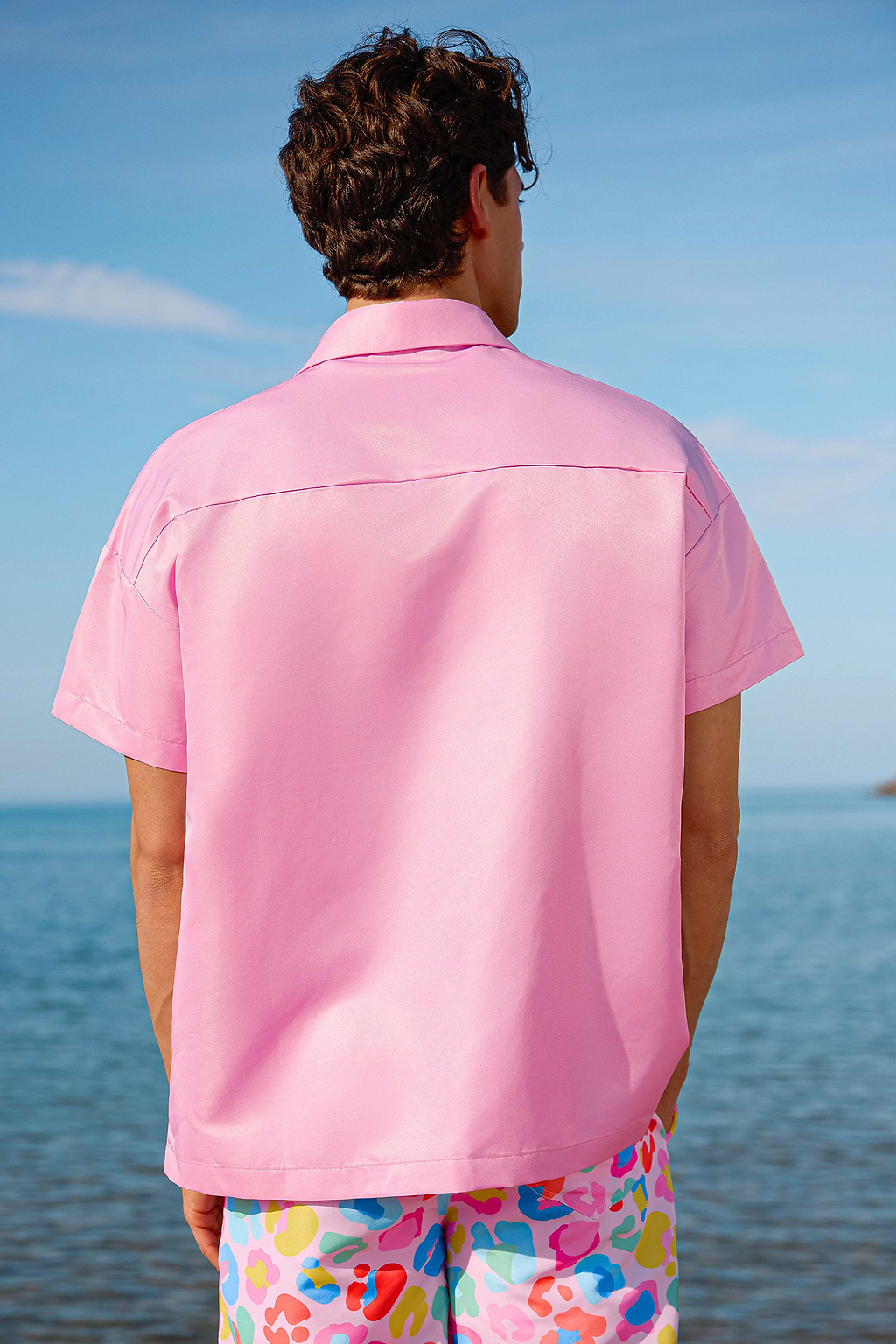 Blurred Horizon Pink Shirt