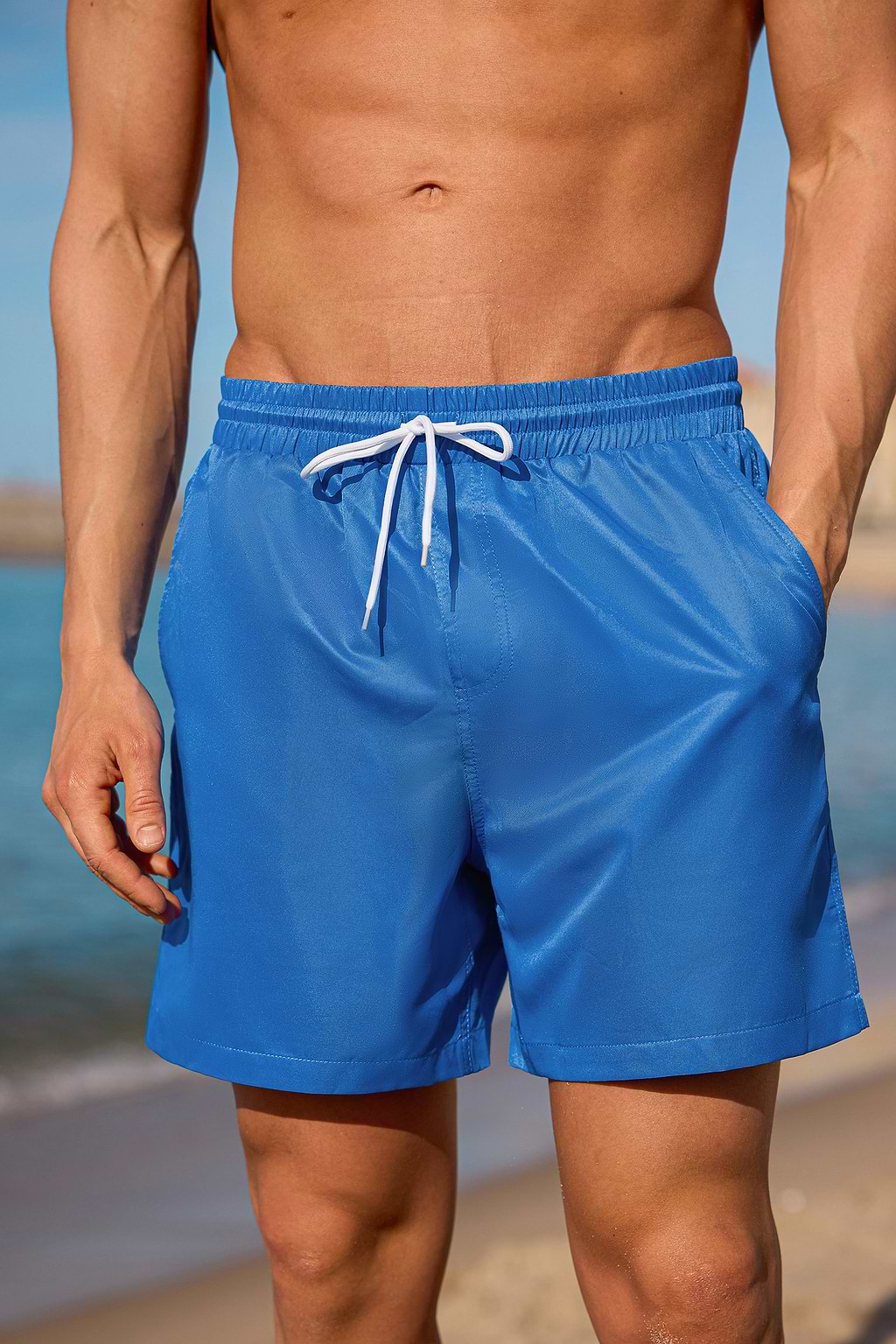 Electric Waters Blue Board Shorts