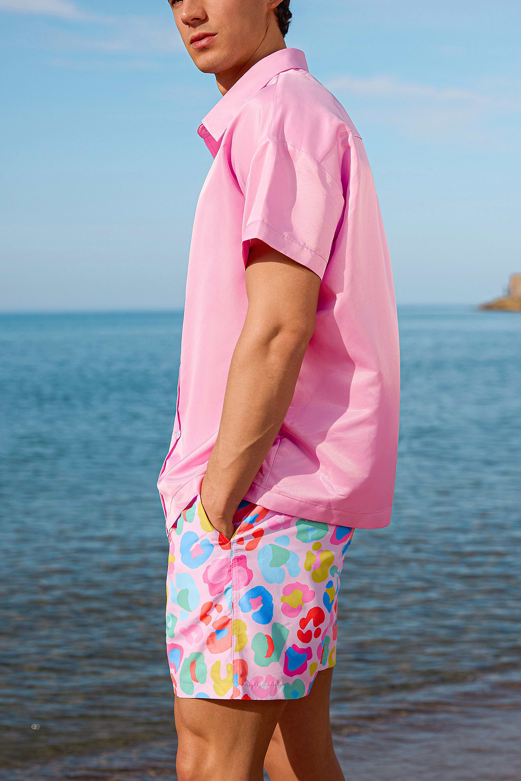 Wild Shores Animal Print Board Shorts